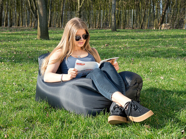 Fauteuil de jardin gonflable sans pompe