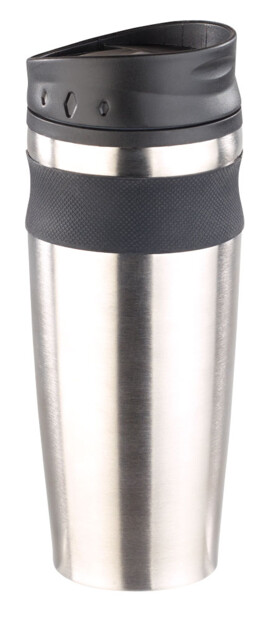 mug isotherme en inox avec clapet refermable pour thé et café capacité 45 cl rosenstein