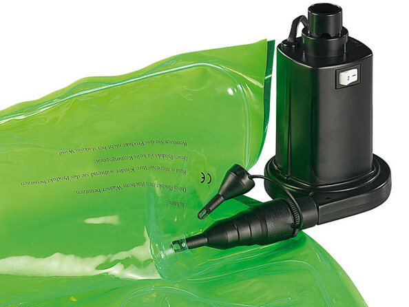 Gonfleur électrique Infactory mise en situaztion en train de gonfler