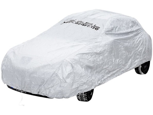 Housse de protection auto en polyester taille S, 406 x 165 x 119 cm