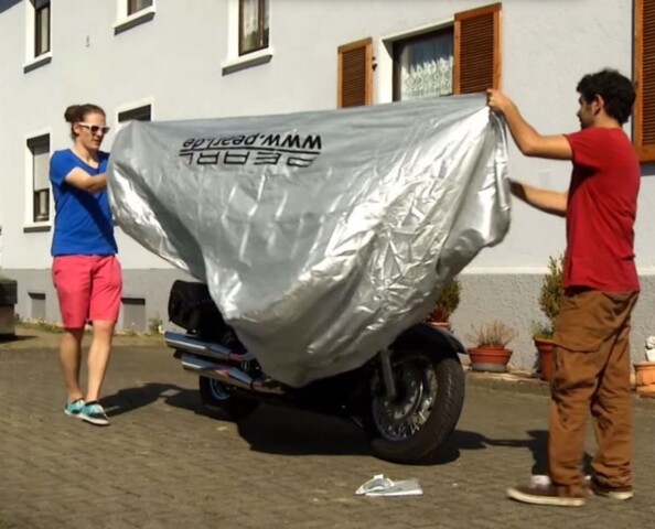 Housse de protection pour moto - taille S