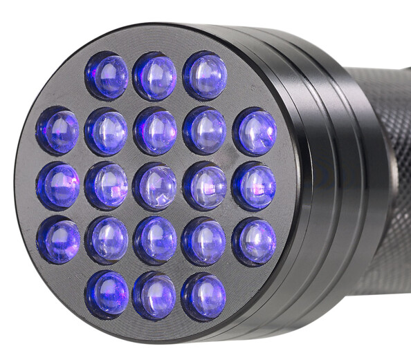 Lampe de poche à 21 LED UV