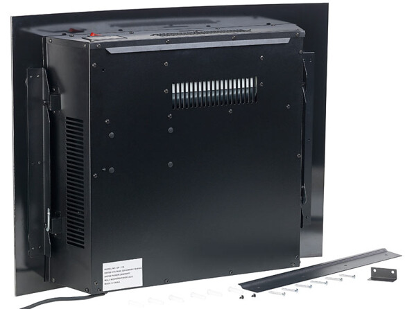 Mini cheminée électrique murale 2000 W à radiateur soufflant