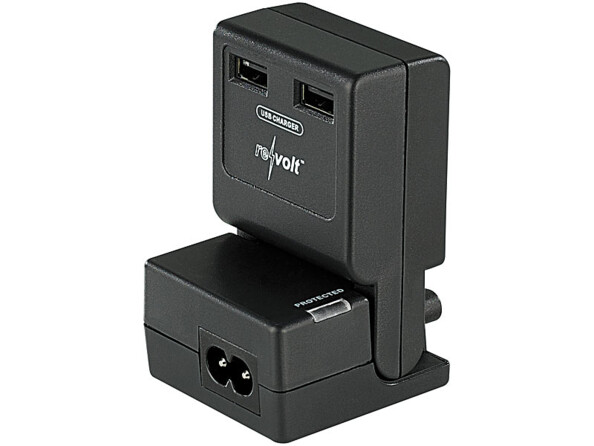 Parasurtenseur PC portable et USB connecteur 2 fiches C7