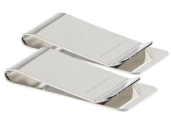 2 pinces à billets en acier inoxydable