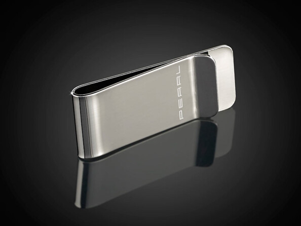 2 pinces à billets en acier inoxydable