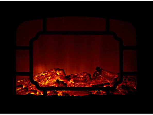 Poêle électrique. Utilisable comme feu décoratif sans fonction de chauffage