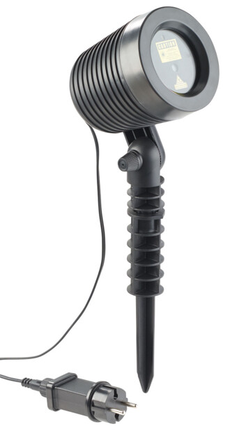 projecteur exterieur pour decoration facade a noel avec piquet nc5828 lunartec