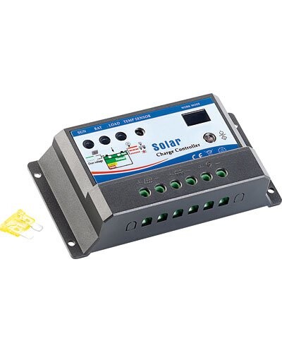 Régulateur pour installations solaires 12 V / 10 A