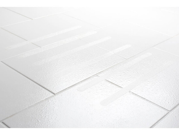 Set de 6 bandes antidérapantes autocollantes pour baignoire et douche