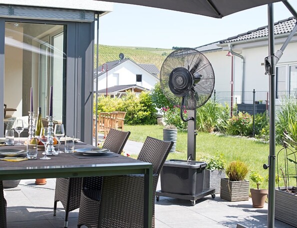 Ventilateur vaporisateur d'extérieur professionnel