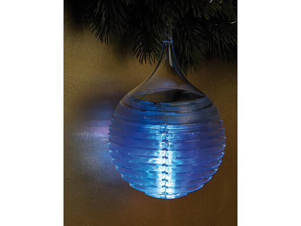 3 Boules de Noël à LED ''Cristal de Glace''