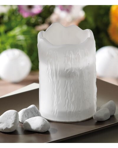 4 Bougies À Led Solaires ''Melting Candle''