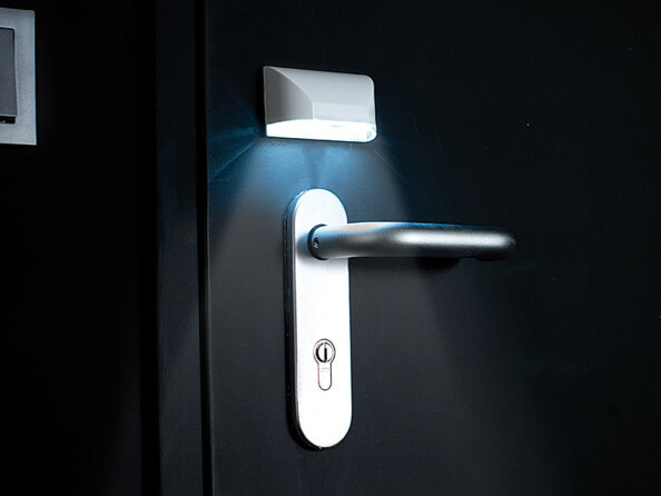 4 éclairages de porte à LED avec capteur de mouvement PIR