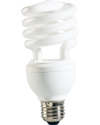 Ampoule basse consommation E27 intensité variable 20 W