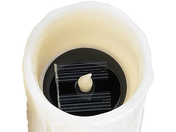Bougie à LED solaire