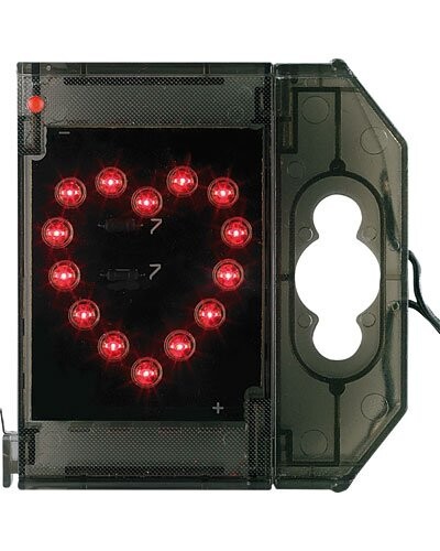 Caractère spécial lumineux à LED - '' Cœur '' rouge