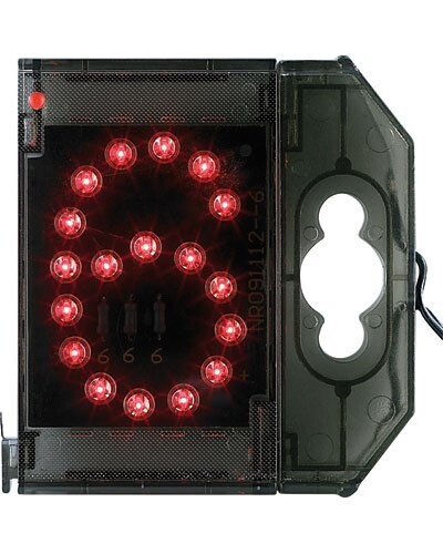 Chiffre lumineux à LED - ''6'' rouge