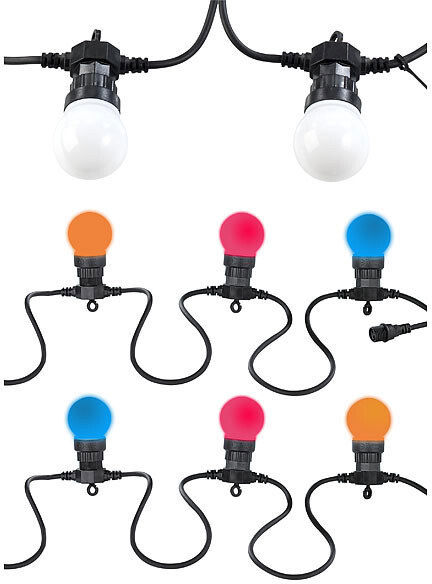 Guirlande festive multicolore pour intérieur et extérieur  (Reconditionné)