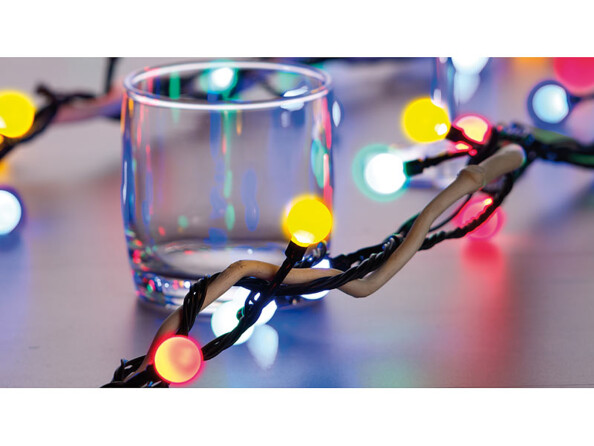 Guirlande multicolore 100 LED - 9 m