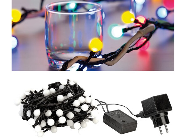 Guirlande multicolore 100 LED - 9 m