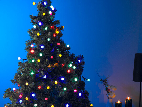 Guirlande multicolore 100 LED - 9 m