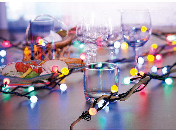 Guirlande multicolore 100 LED - 9 m