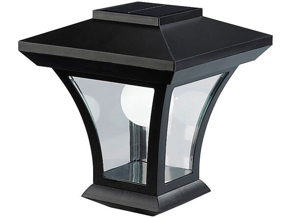 Lampadaire de jardin solaire à LED 166 cm