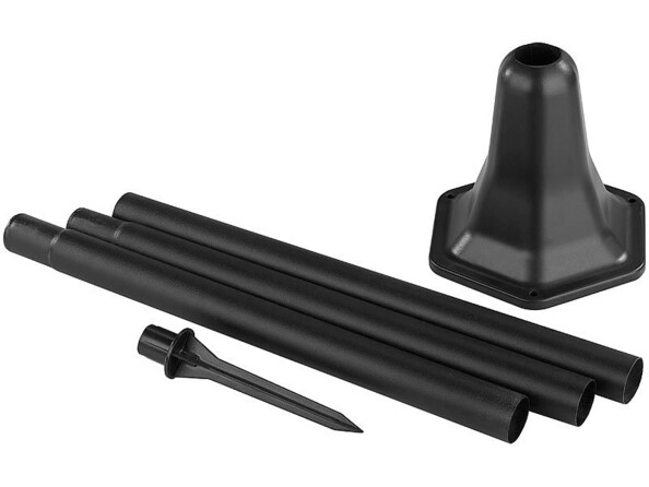 Lampadaire de jardin solaire à LED 166 cm