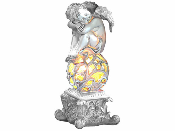Lampe de jardin solaire décorative ''Ange Rêveur''