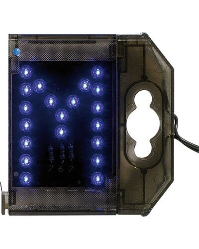 Lettre lumineuse à LED - ''M'' bleu