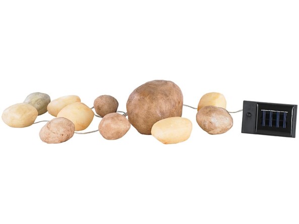 Pierres lumineuses solaires