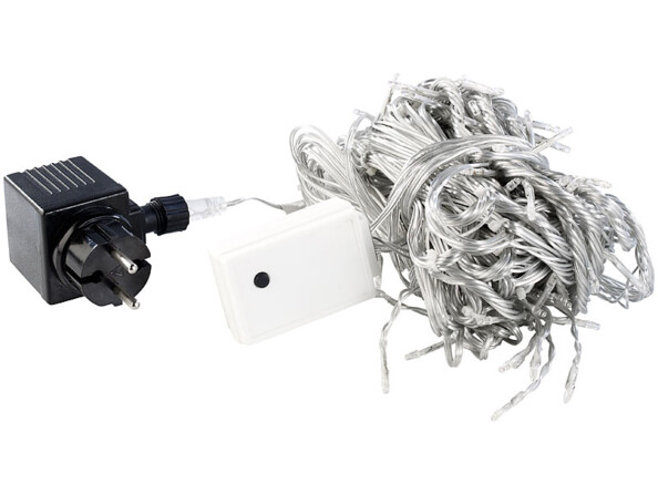 Rideau de lumière "Snow" - Blanc chaud