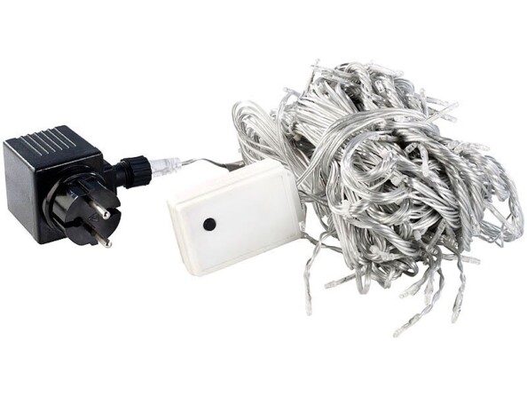 Rideau de lumière ''Snow'' - blanc froid