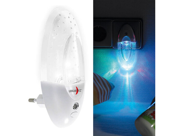 Veilleuse à couleur changeante et détecteur de lumière ''Arc-en-Ciel''