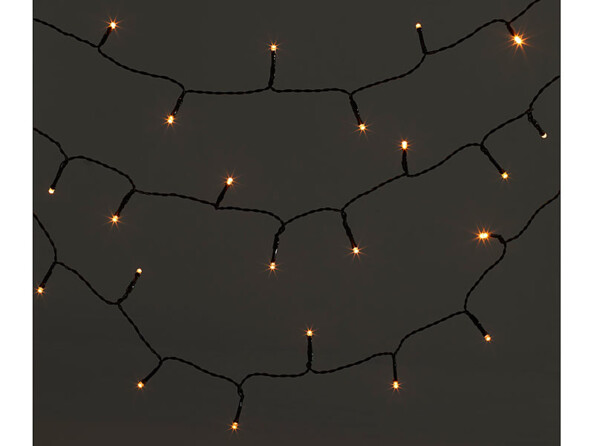 2 guirlandes lumineuses pour extérieur - À piles - 10 m