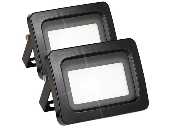 2 mini projecteurs LED résistants aux intempéries 10 W