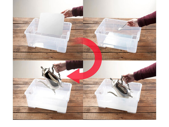 4 plaques nettoyantes pour argenterie