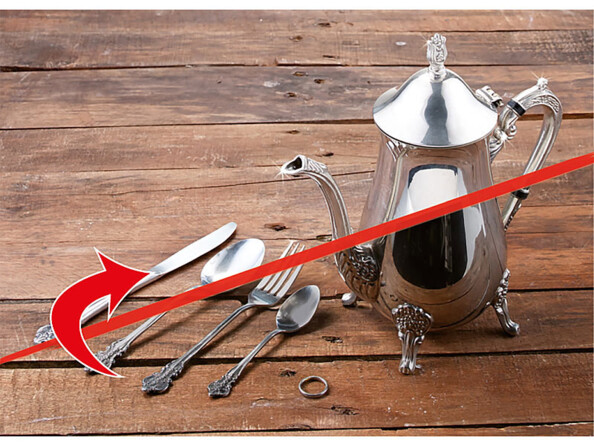 4 plaques nettoyantes pour argenterie