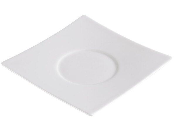 6 Soucoupes pour tasses ''Kuài'' en porcelaine Bone China