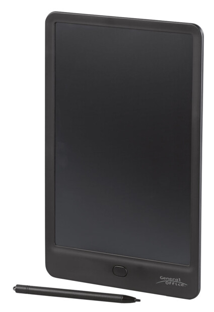Ardoise tablette LCD 10" avec stylet et verrouillage des touches General Office