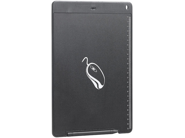 Ardoise tablette LCD 12" utilisable comme règle