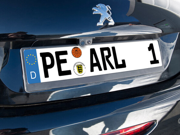 Autoradio 1-DIN à écran couleur CAS-3445.bt avec caméra de recul