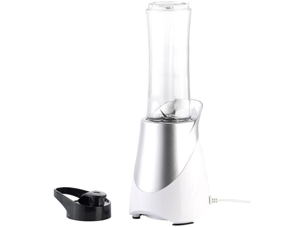 Blender 2 en 1 avec 4 bouteilles à smoothies, 300 W, 600 ml