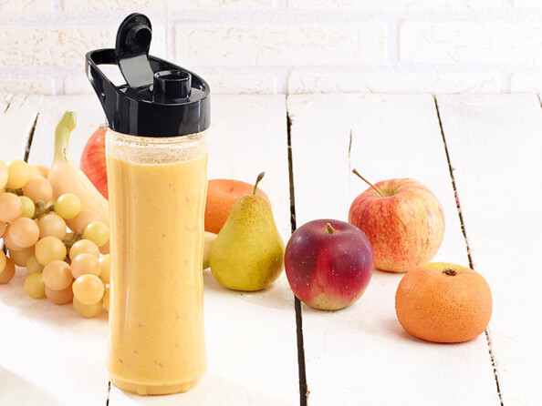 Blender 2 en 1 avec 4 bouteilles à smoothies, 300 W, 600 ml