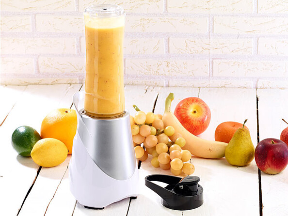 Blender 2 en 1 avec 4 bouteilles à smoothies, 300 W, 600 ml