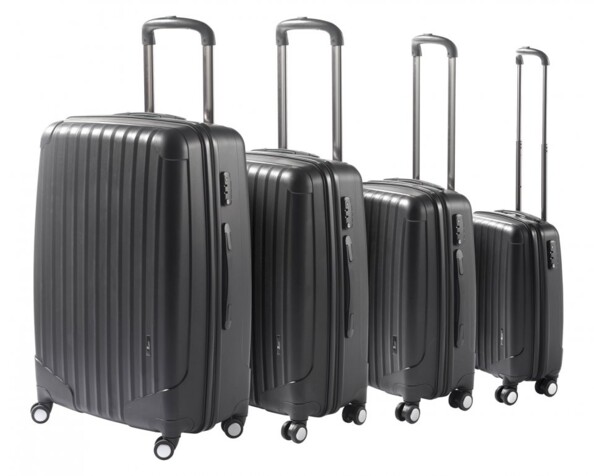 Ensemble de 4 valises trolley avec cadenas TSA intégré