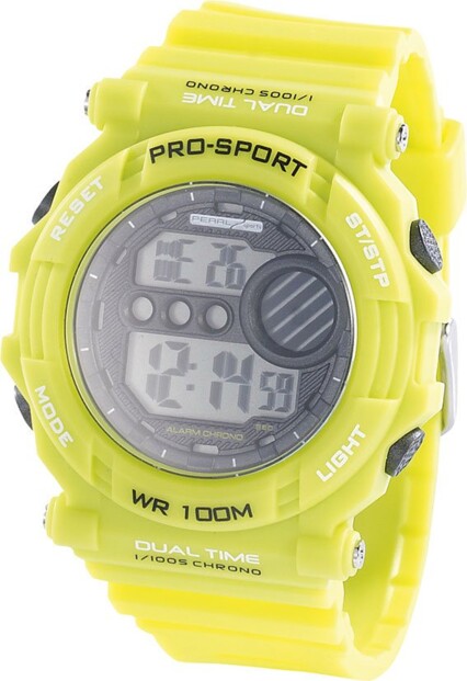 Montre bracelet sport avec chronomètre - vert