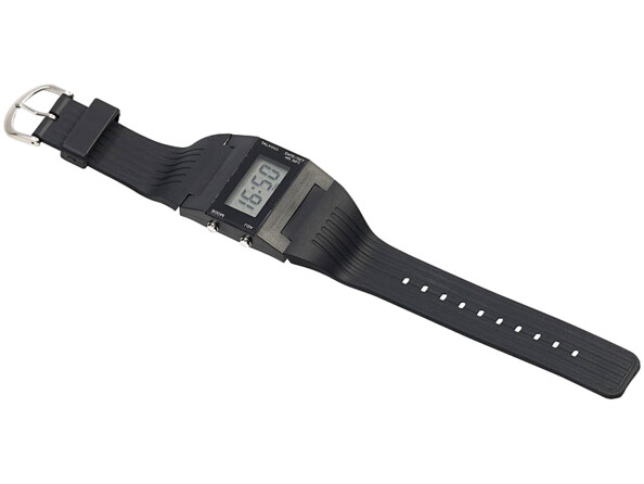 Montre parlante avec un en plastique robuste et fermeture à boucle