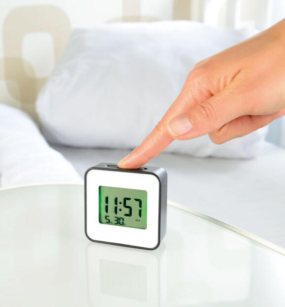 Réveil LCD programmable par application